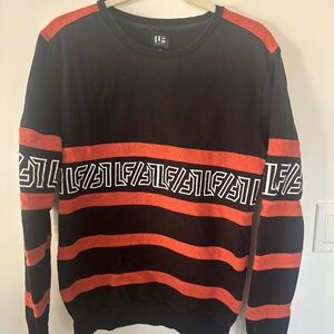 LF The Brand Logo Sweater • XS • Black & Orange